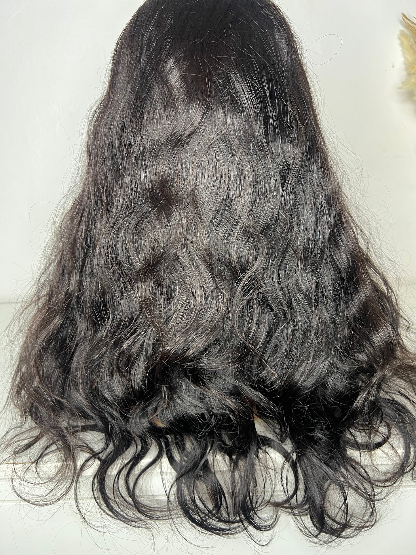 Burmese top Virgin hair body wave 5x5 hd wig 180% 18 inch